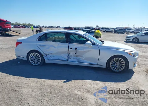 2018 Genesis G90 5.0 Ultimate из США, поврежденный, VIN KMHG54JH4JU039384